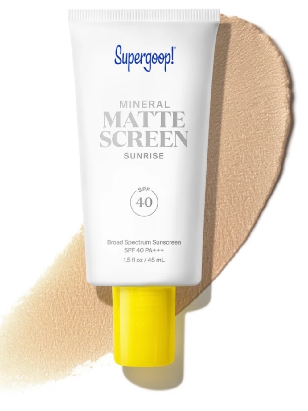 Supergoop! Mineral Matte Screen SPF 40 Sunscreen - Sunrise (Light Neutral)